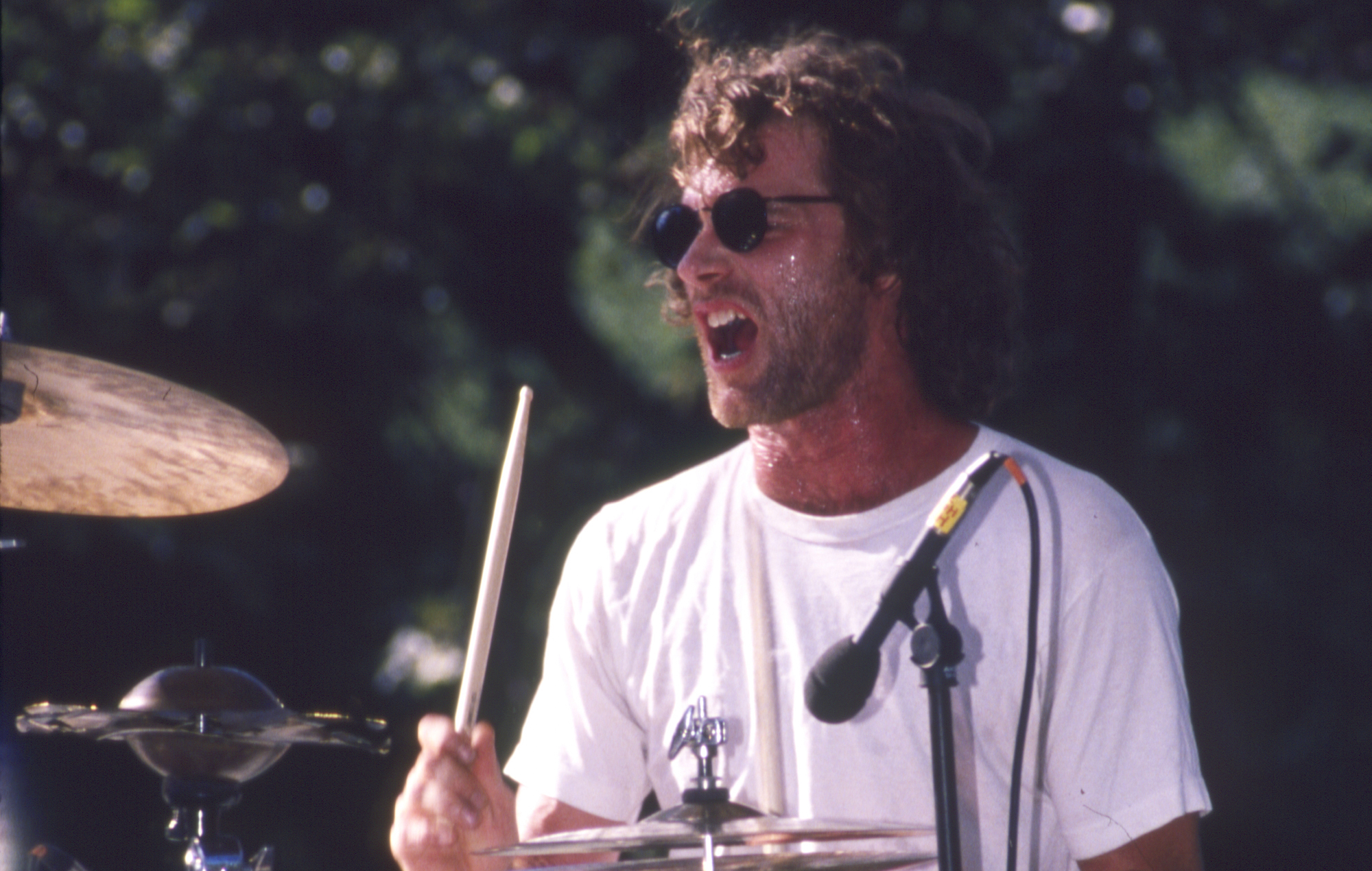 Billy Conway performing with Morphine in 1994. Credit: Bill Tompkins/Getty Images