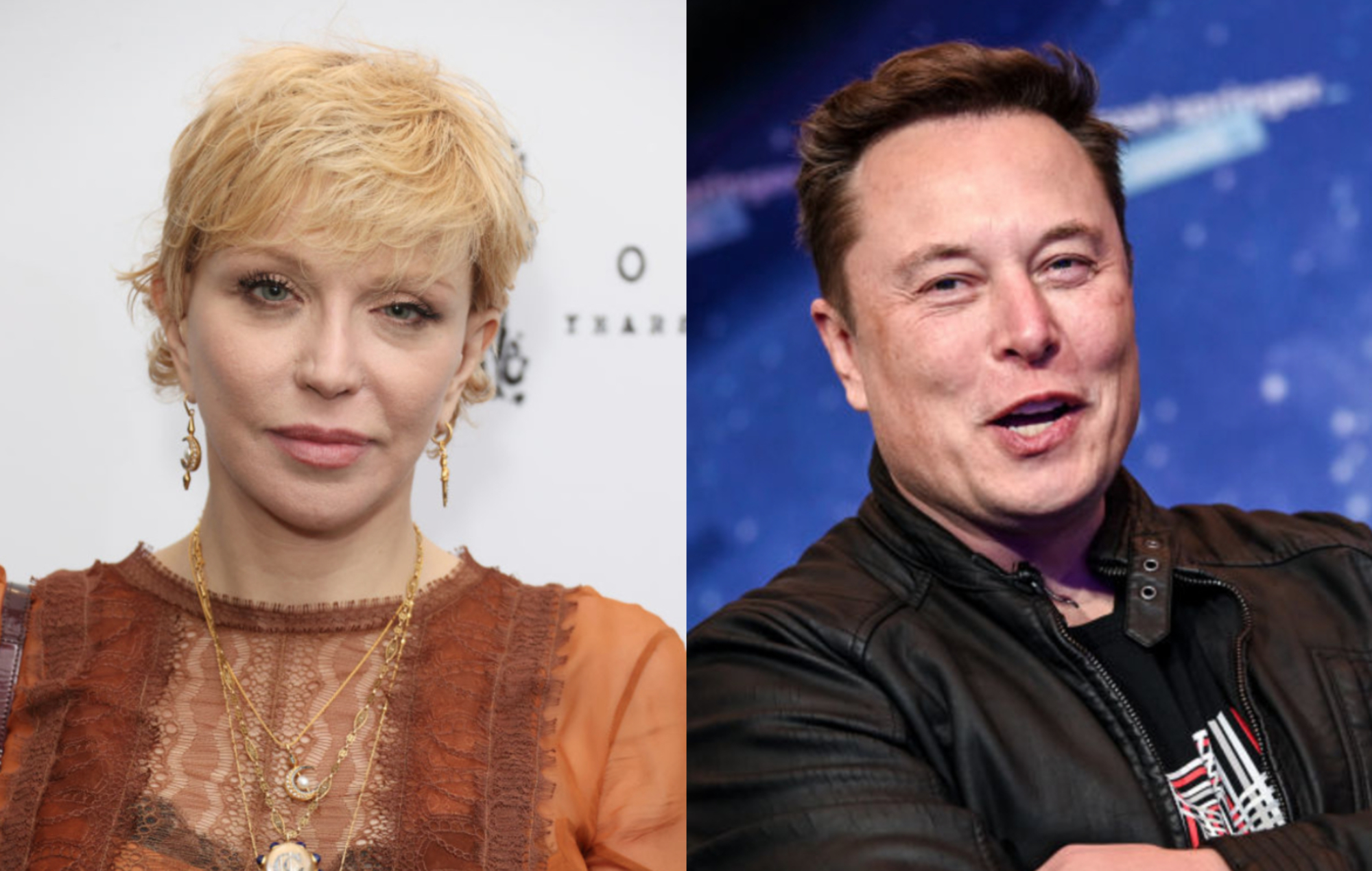 Courtney Love and Elon Musk