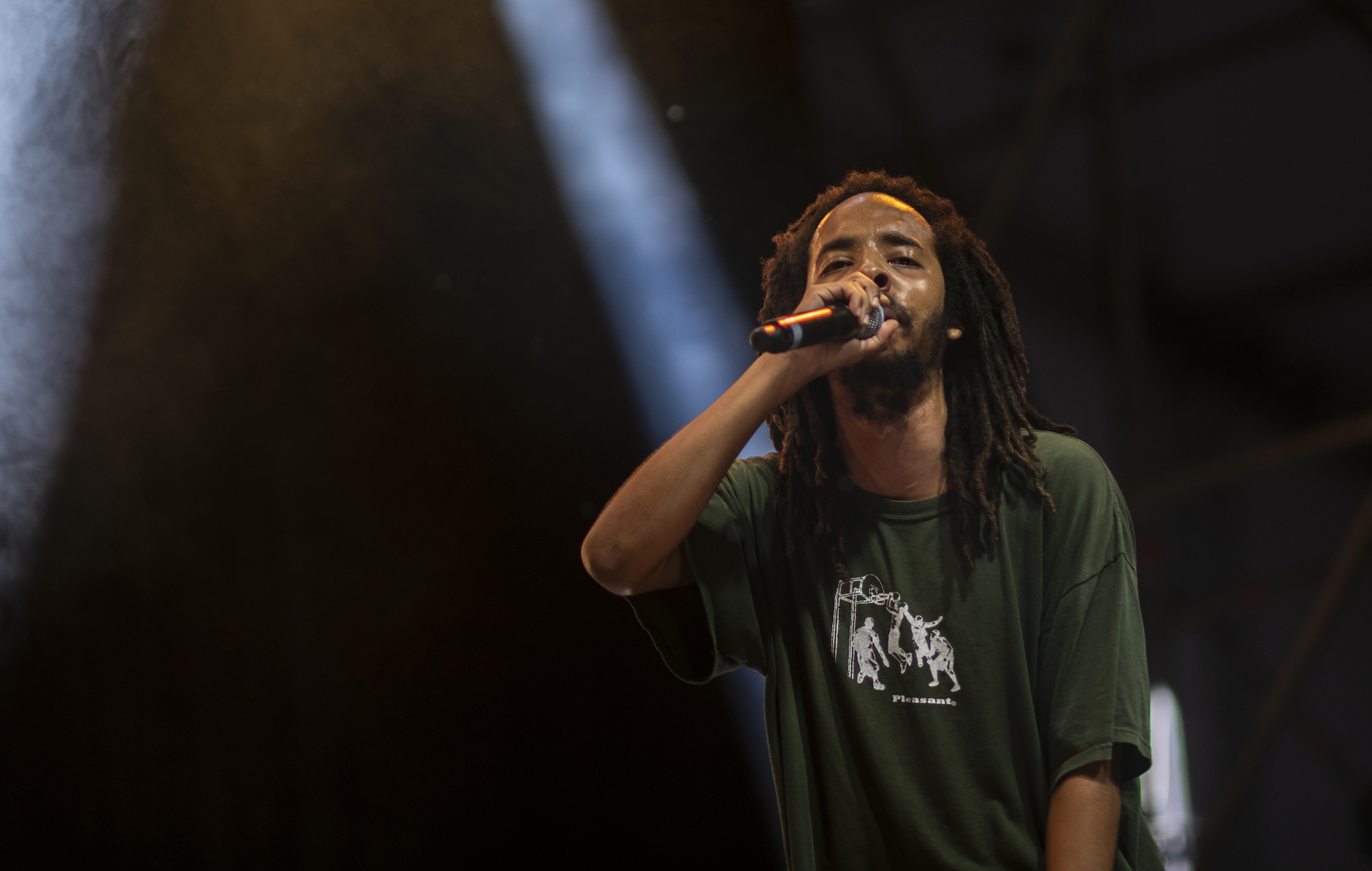 Earl Sweatshirt performs at Laneway Festival in Brisbane