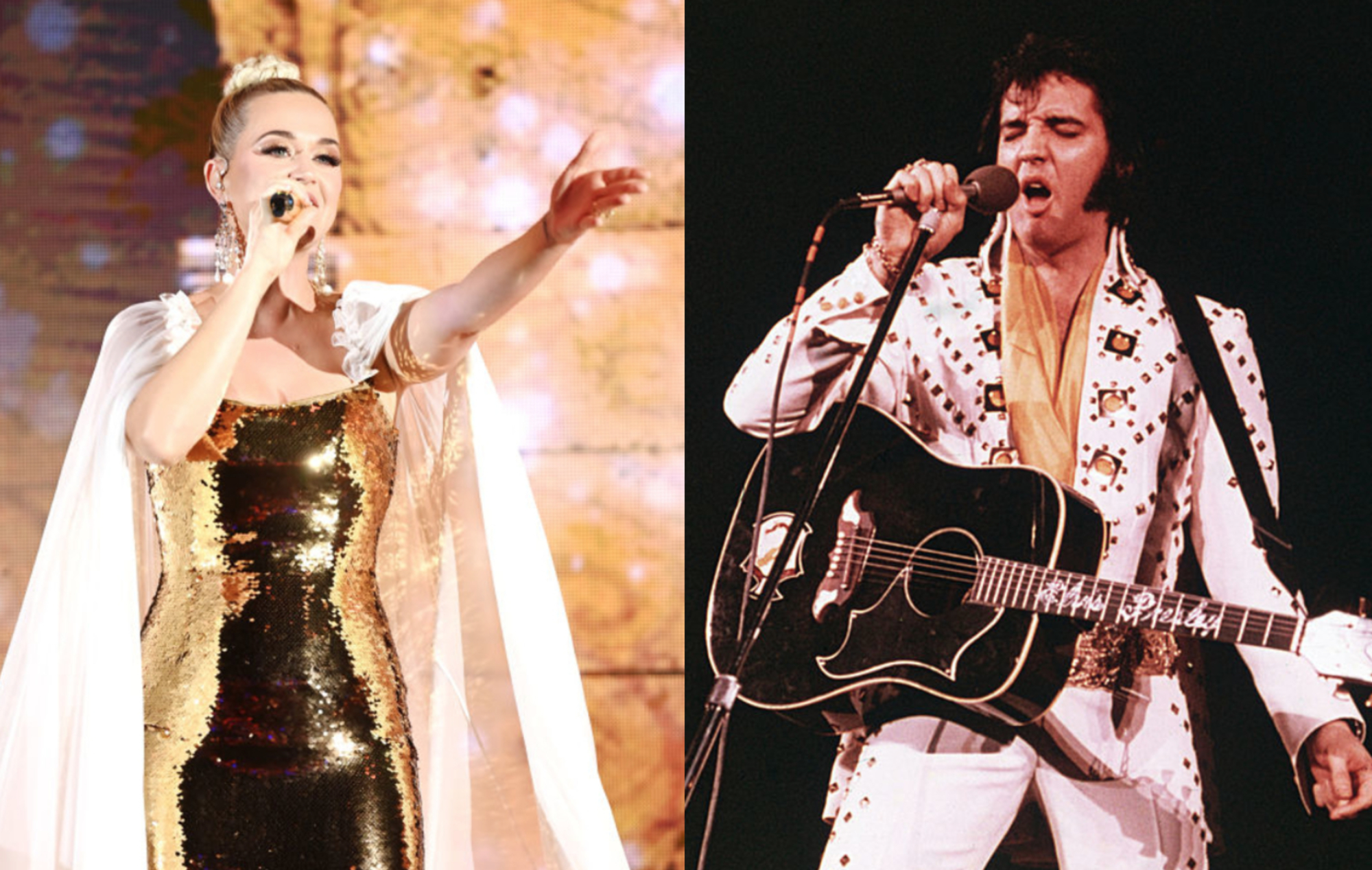 Katy Perry and Elvis Presley