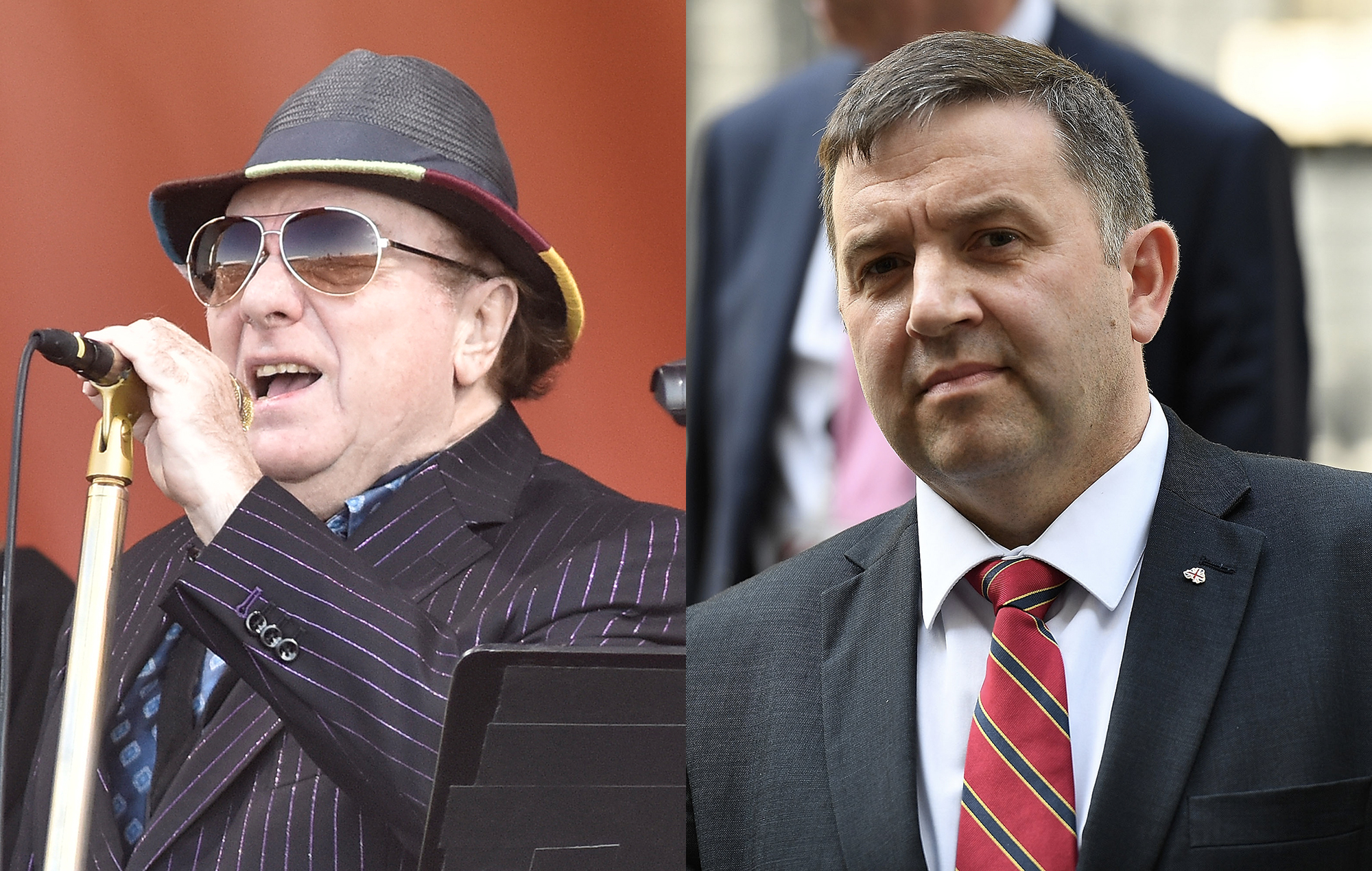 Van Morrison and Robin Swann