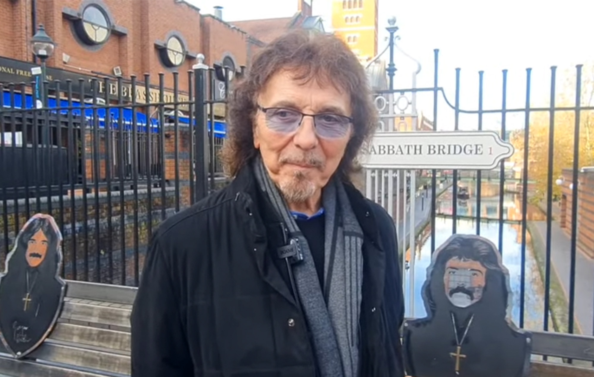 Black Sabbath’s Tony Iommi introduced to 469-million-year-old fossil named after him