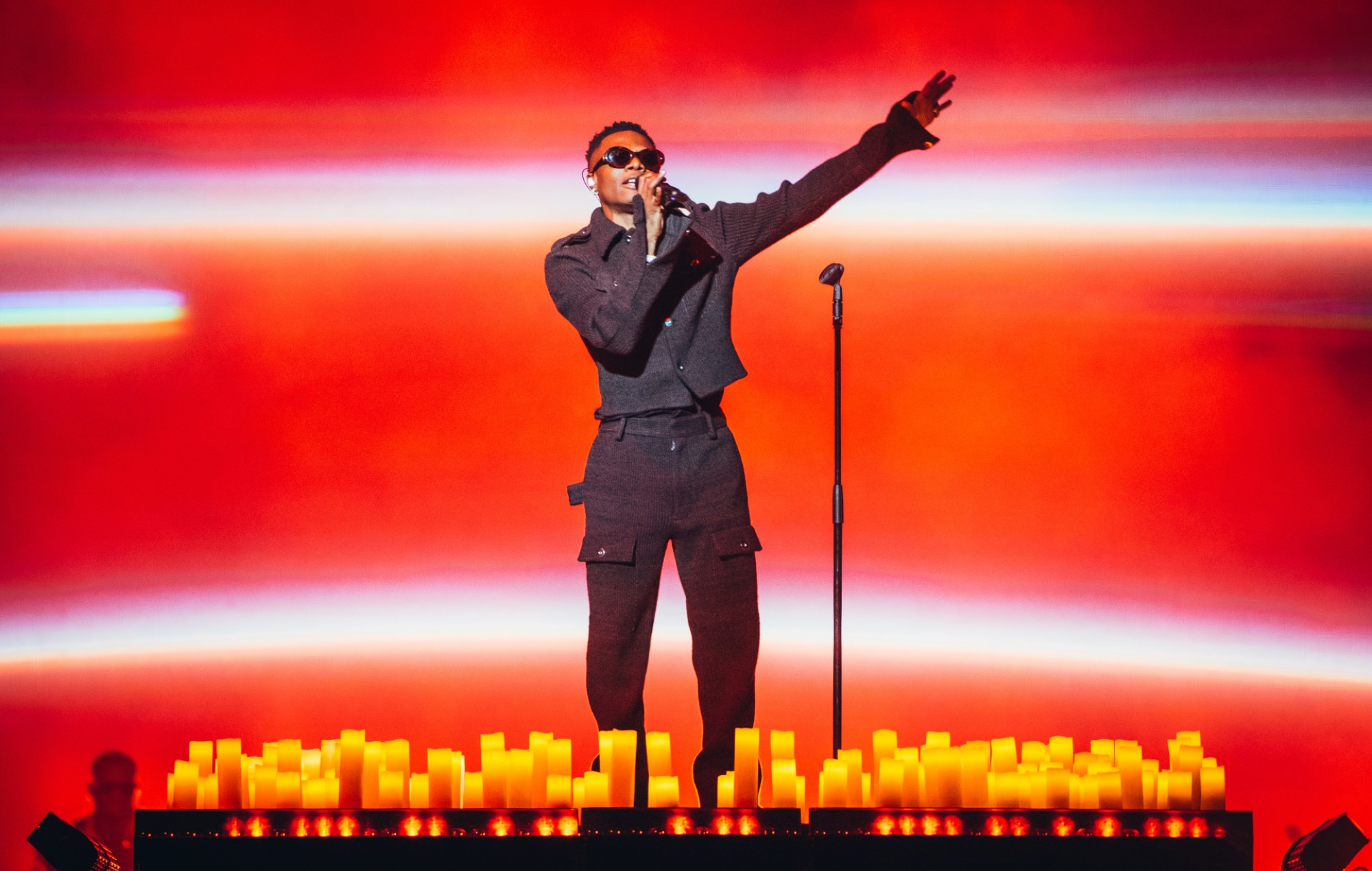Wizkid performs in London