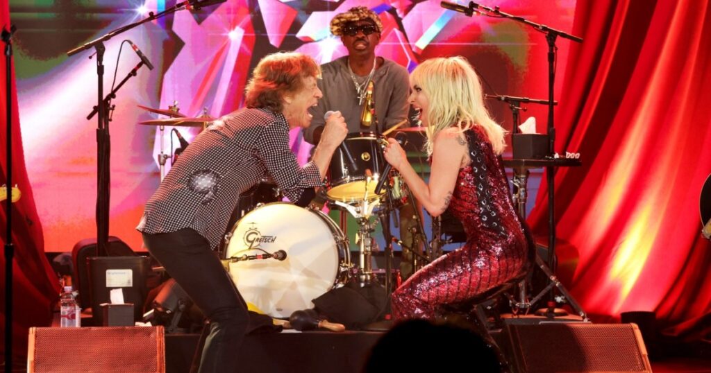 watch-lady-gaga-perform-with-the-rolling-stones-at-album-launch-party