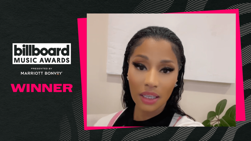 nicki-minaj-accepts-top-female-rap-artist-|-billboard-music-awards 2023