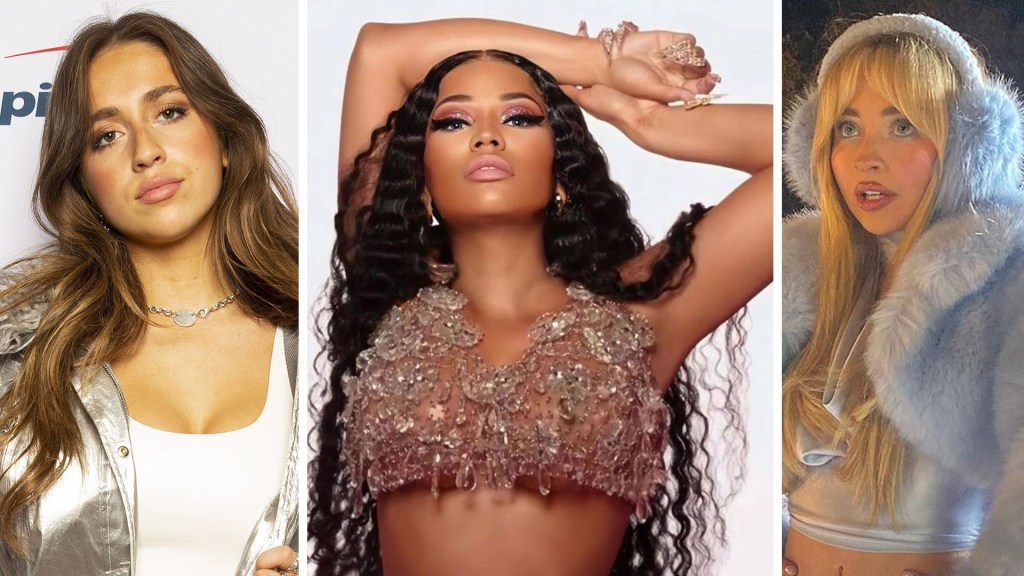 nicki-minaj,-tate-mcrae-&-sabrina-carpenter-release-new-music,-akon-&-sammy-wilk’s-new-merch,-more-|-billboard news
