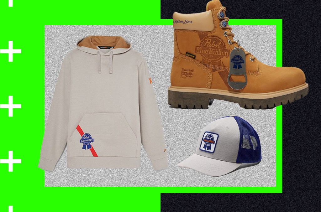 timberland-&-pabst-blue-ribbon-created-a-summer-menswear-collection-that-pairs-with-beer:-here’s-how-to-shop it