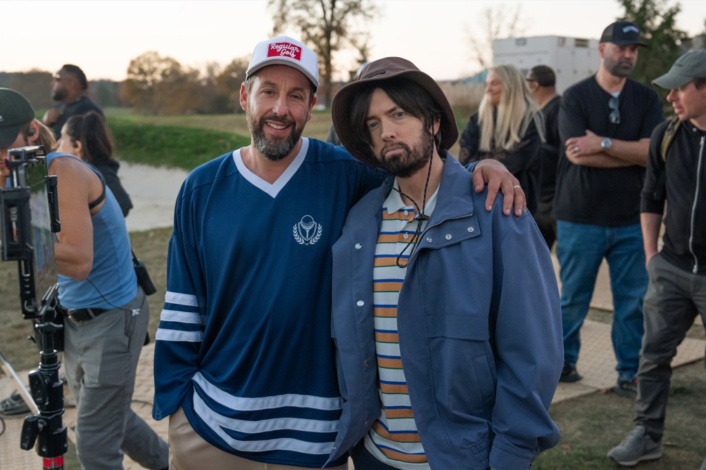 watch-eminem’s-hilarious-outtakes-from-‘happy-gilmore-2’:-‘put-some-respect-on-my-name, b—h’