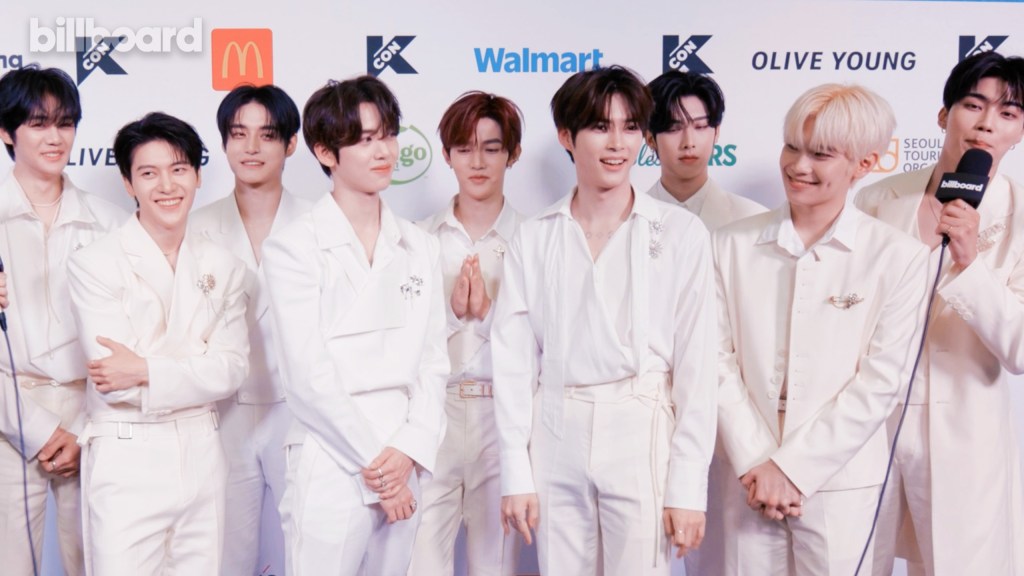 zerobaseone-on-announcing-their-comeback-&-more-|-kcon-la 2025