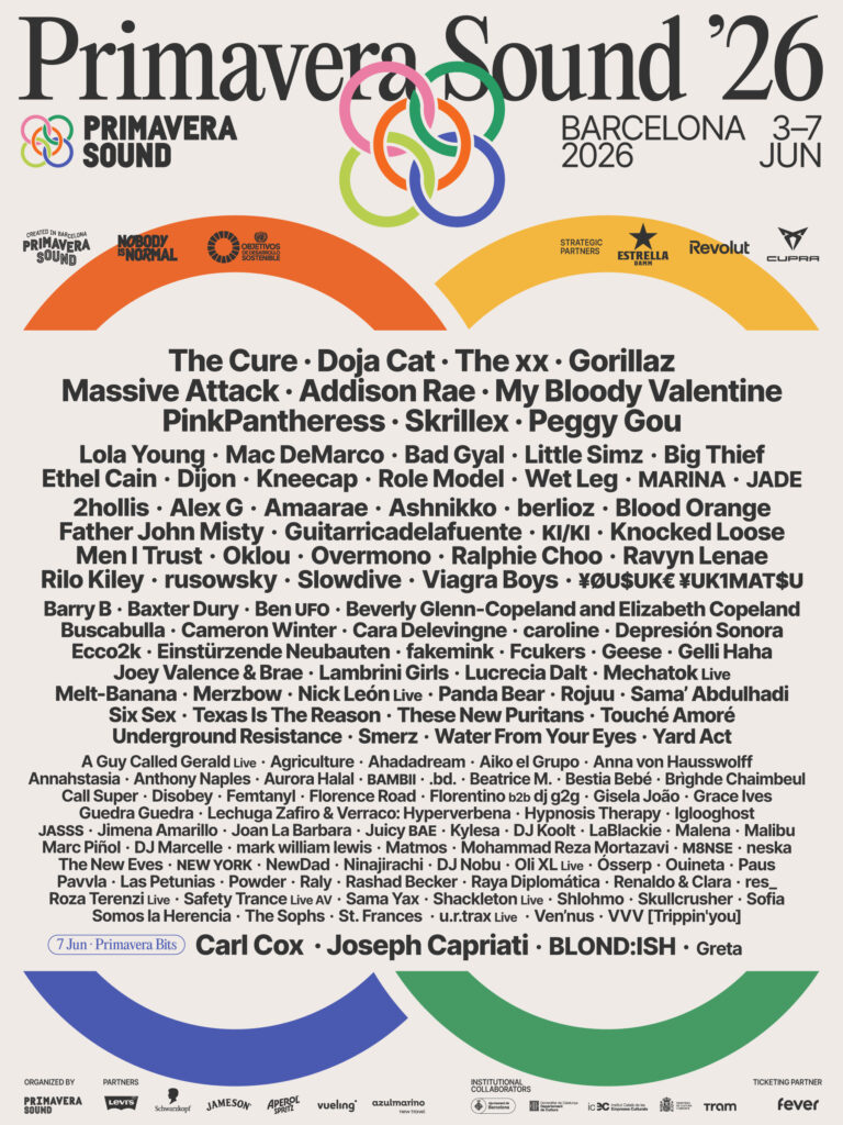 primavera-sound-barcelona-unveils-2026-lineup:-the-cure,-my-bloody-valentine,-massive-attack,-the-xx-and-more