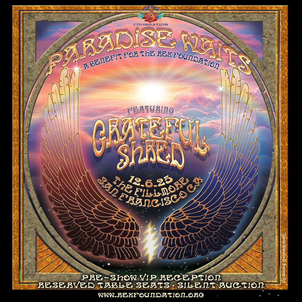 grateful-shred-to-headline-rex-foundation’s-annual-benefit-at-the-fillmore-in-san-francisco