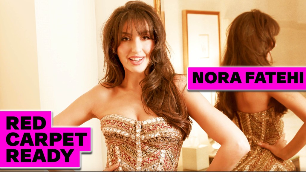 nora-fatehi-gets-ready-for-the-all-that-glitters-diwali-ball-2025-|-red-carpet ready