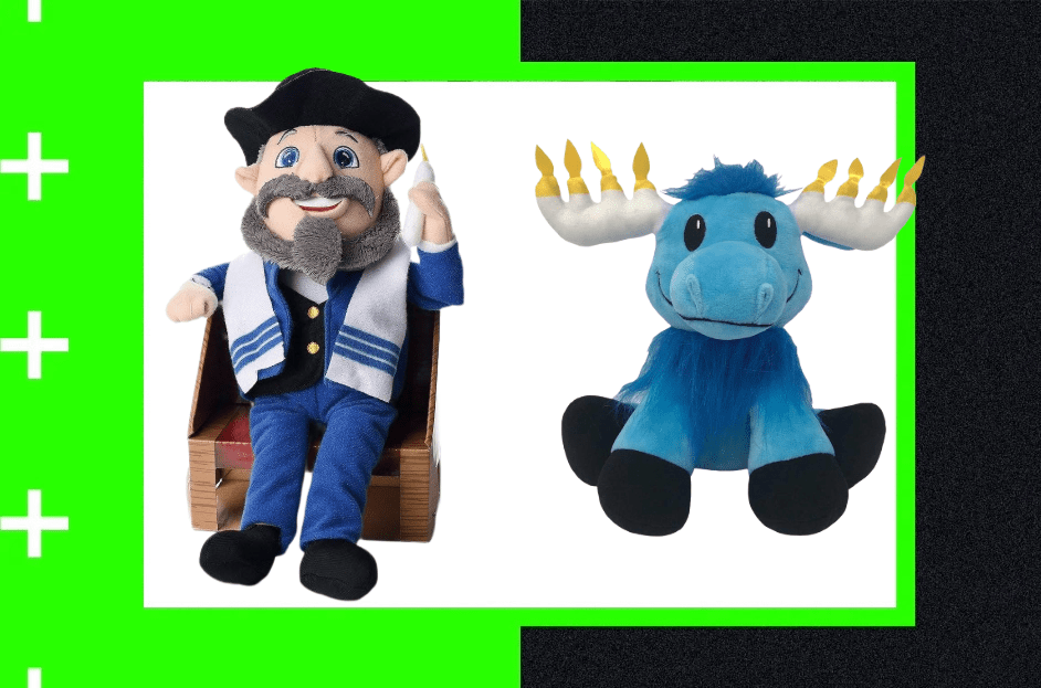 forget-elf-on-the-shelf,-celebrate-hanukkah-this-year-with-‘mensch-on-a-bench’-and-‘mitzvah moose’