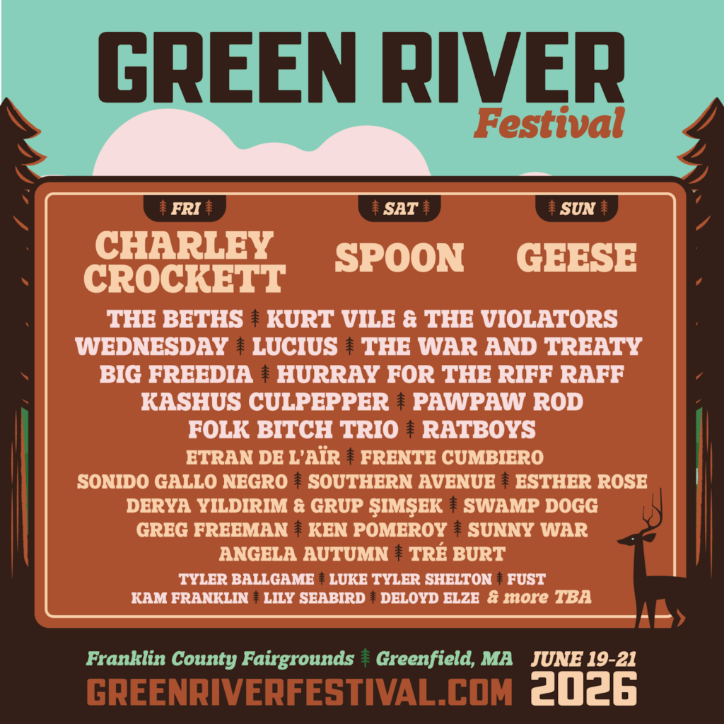 green-river-festival-unveils-40th-annual-lineup:-geese,-spoon,-charlie-crockett,-kurt-vile,-lucius,-wednesday-and-more