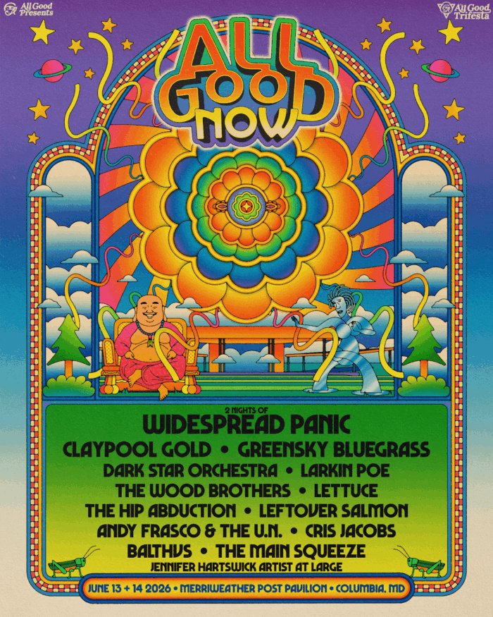 all-good-now-unveils-2026-artist-lineup:-widespread-panic,-claypool-gold,-greensky-bluegrass,-dark-star-orchestra-and-more