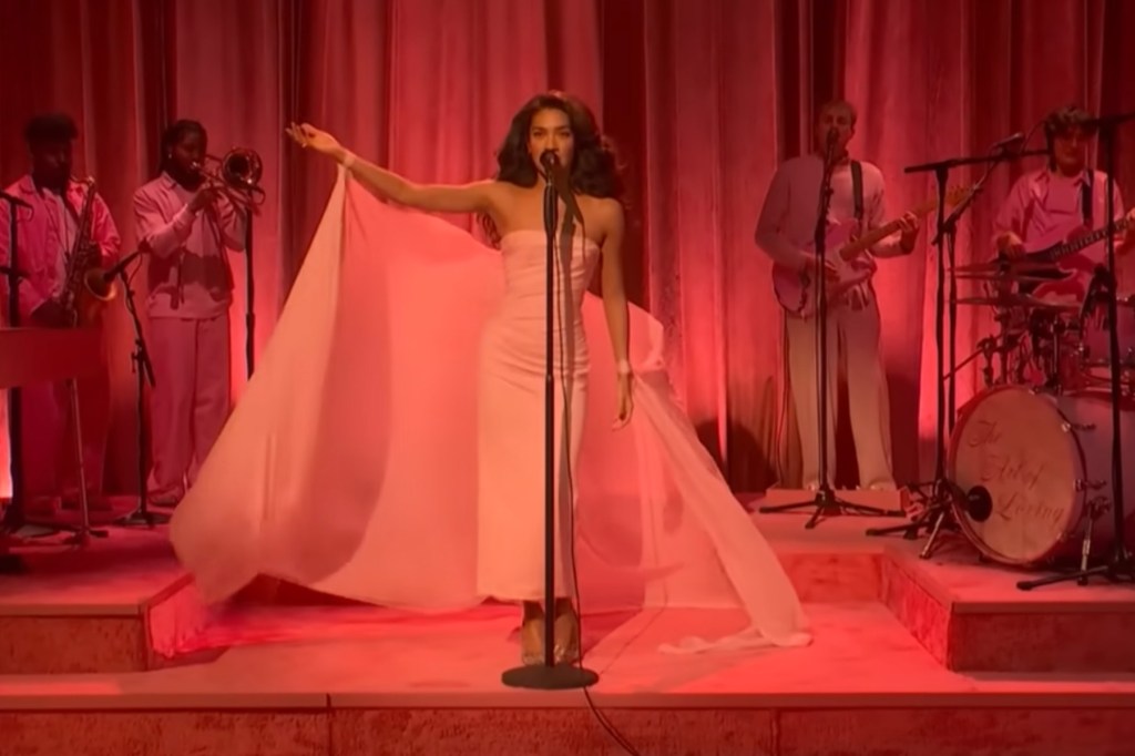 olivia-dean-shines-with-‘man-i-need’-and-‘let-alone-the-one-you-love’-in-‘snl’-debut: watch