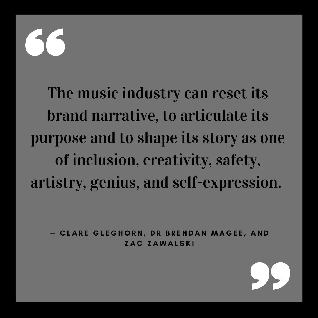 quote from Putting the spotlight on culture change in the music industry
