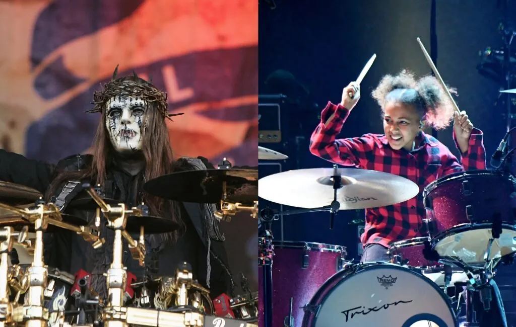 nandi-bushell-gets-into-halloween-mood-with-drum-cover-of-slipknot’s-‘psychosocial’