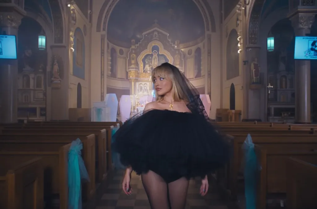 priest-removed-from-administrative-duties-after-allowing-sabrina-carpenter-to-film-‘feather’-video-in church