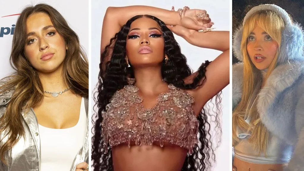 nicki-minaj,-tate-mcrae-&-sabrina-carpenter-release-new-music,-akon-&-sammy-wilk’s-new-merch,-more-|-billboard news